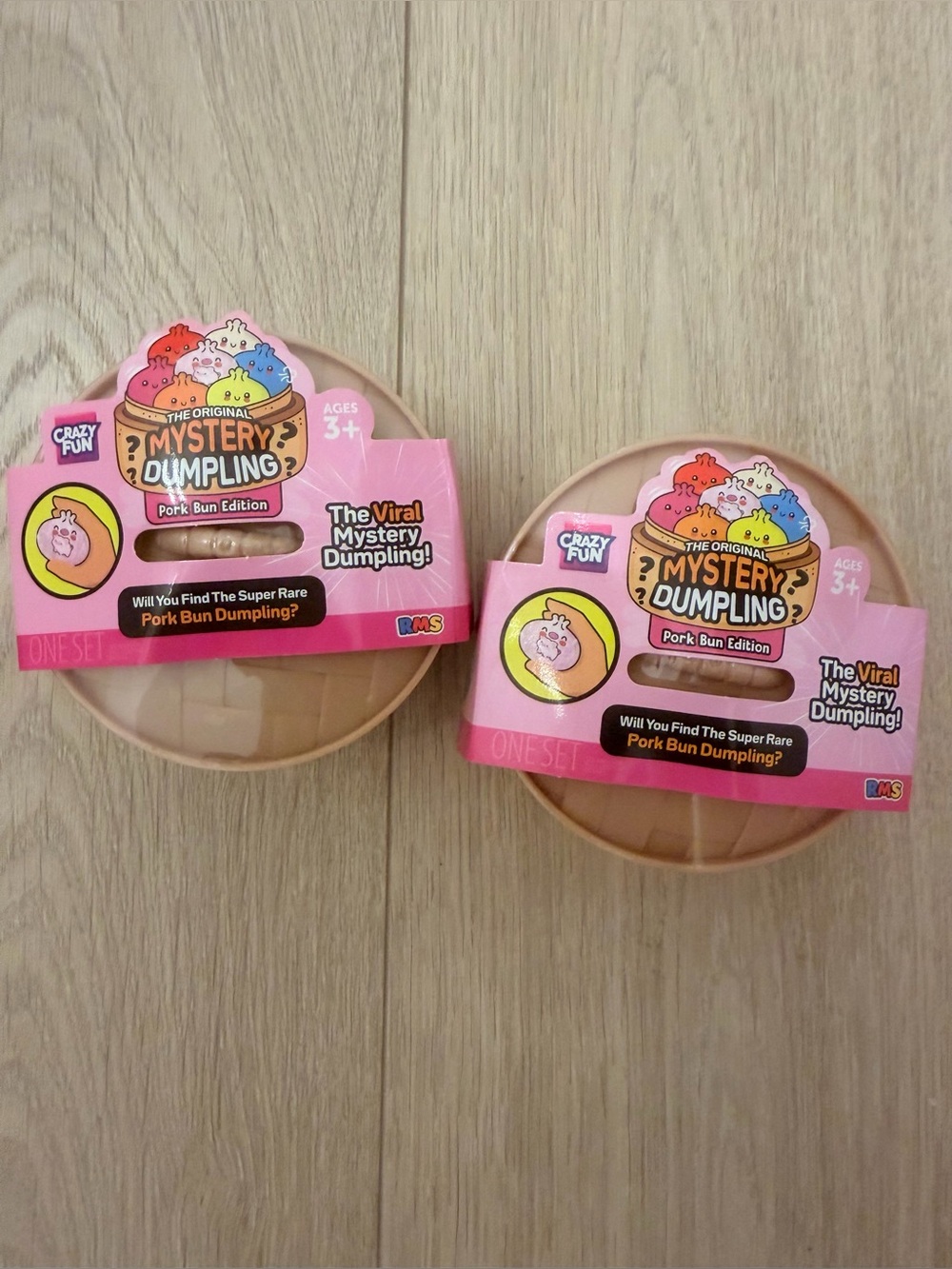 RMS 2 Mystery Dumpling Pork Bun Edition Kids Bath Toy - Pink